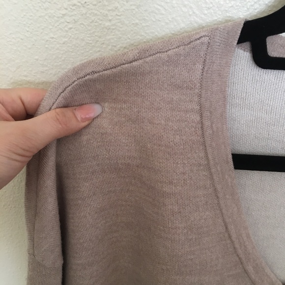 BCBG MAX AZRIA wool blend v neck sweater - Picture 4 of 5